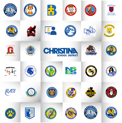 collage of logos